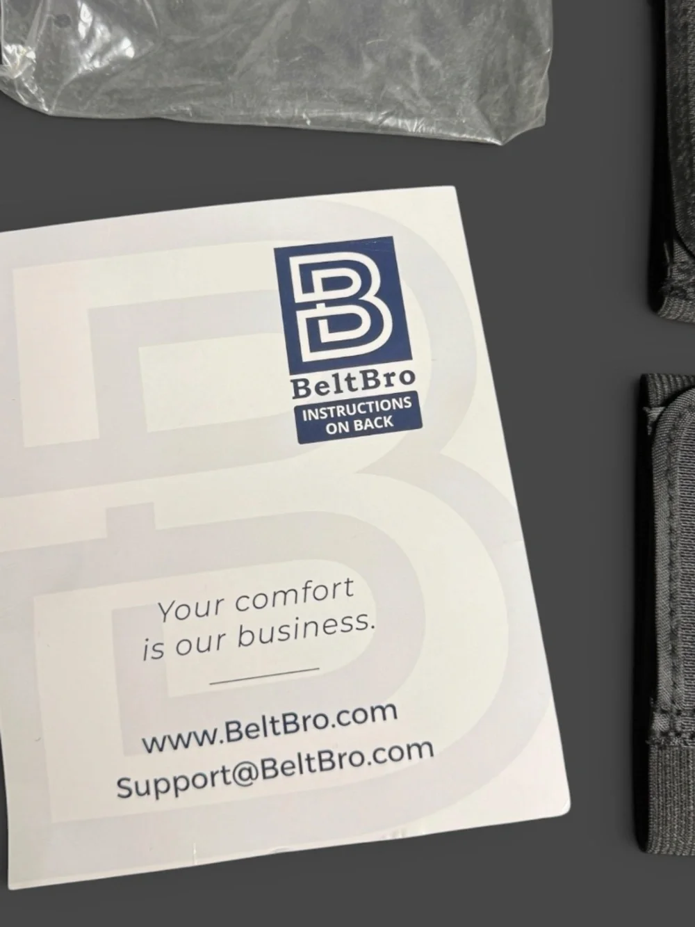 NOT FOR SALE - BeltBro Beltless Belt Set 5 Piece Black No Buckle Adjustable